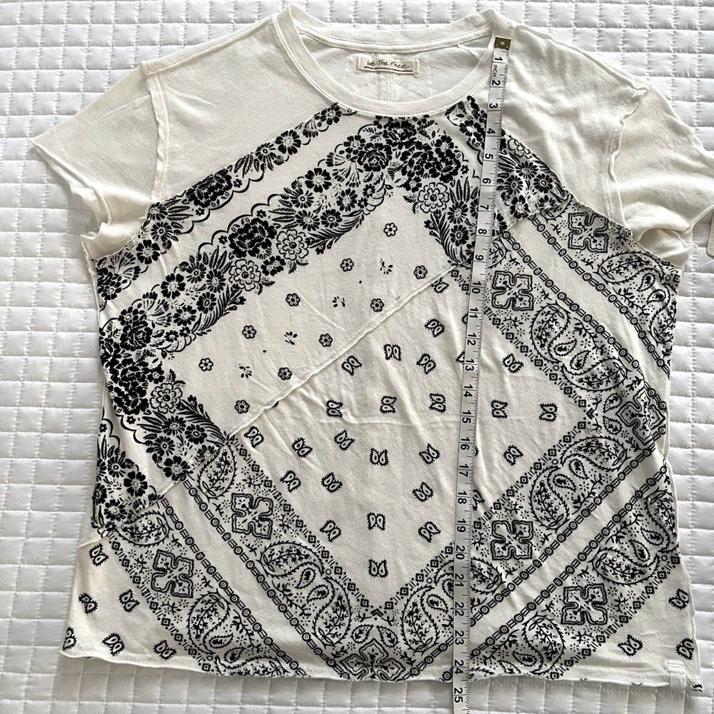 Free People Ivory Bandana Graphic Tee - Picture 8 of 13